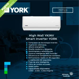 Aire Acondicionado Split York Inverter