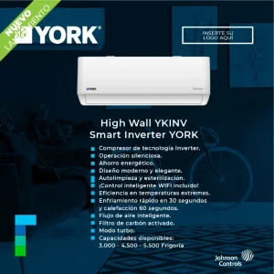 Aire Acondicionado Split York Inverter